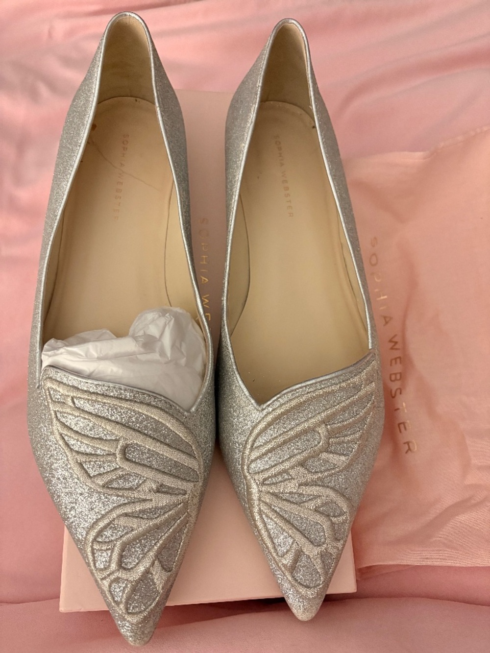 Sophia Webster Bibi butterfly flats 42